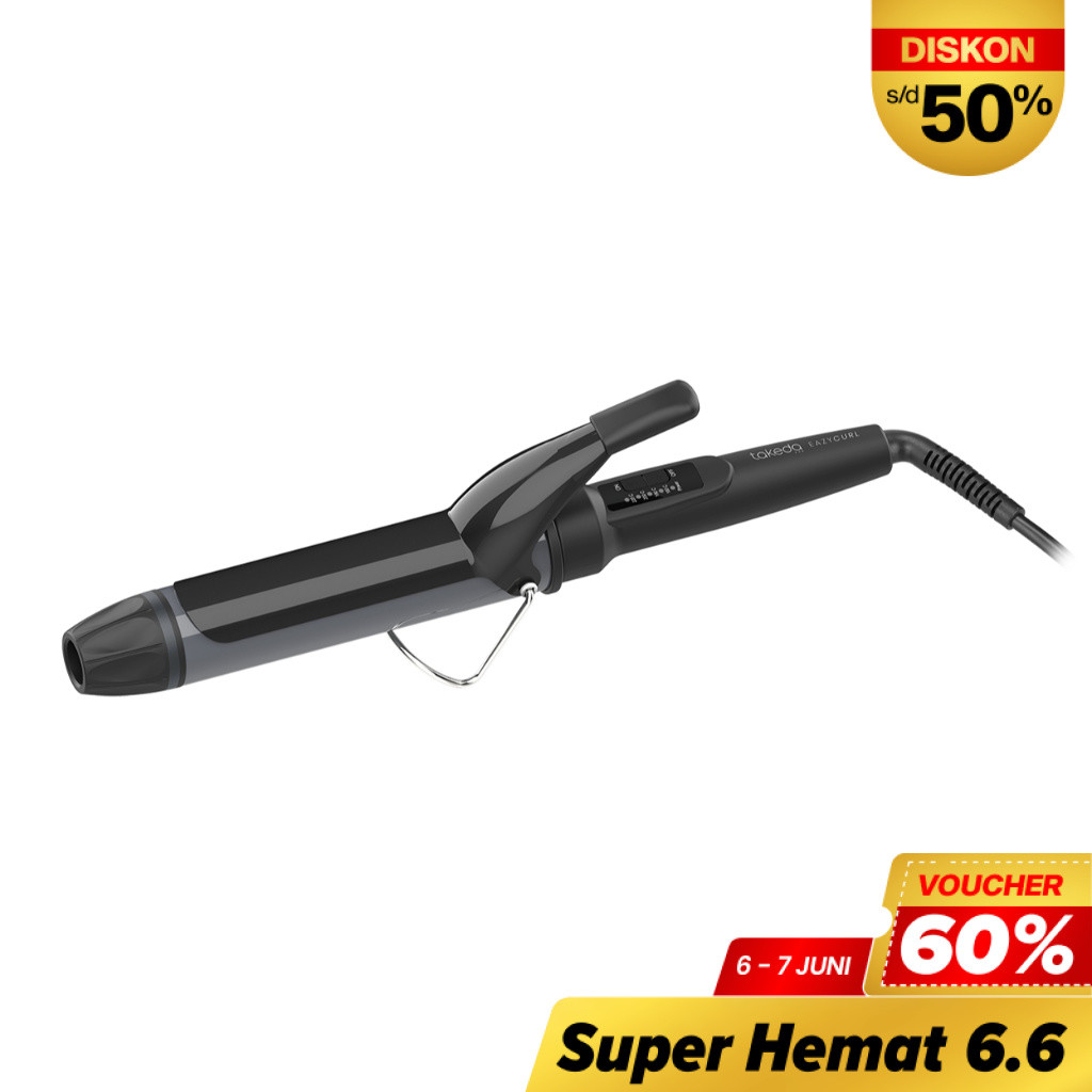 TakedaPro Catokan Keriting Rambut TKD-8227S38 38mm Hair Curling Iron Ceramic