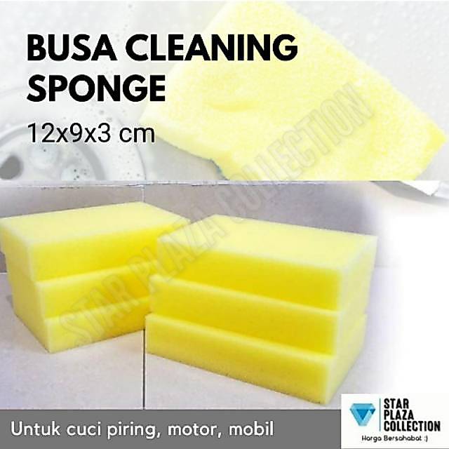 Sponge Spons Busa Cuci Piring Pembersih Kendaraan Mobil Motor Poles Busa Inoac