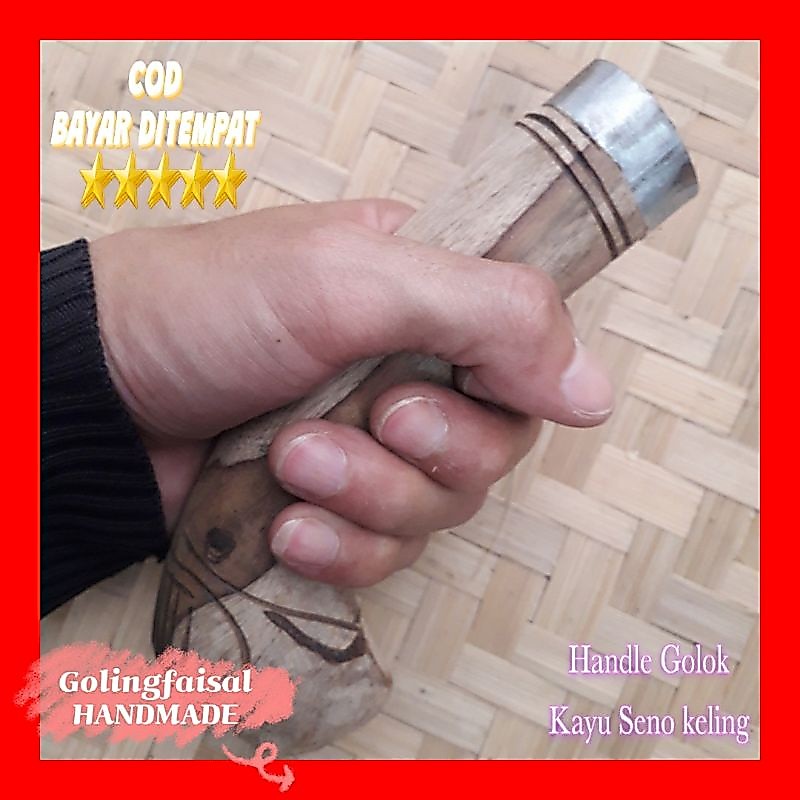 Gagang golok kayu seno keling ukiran. Gagang Golok kayu ukiran mamanukan | Gagang golok ukir Manuk