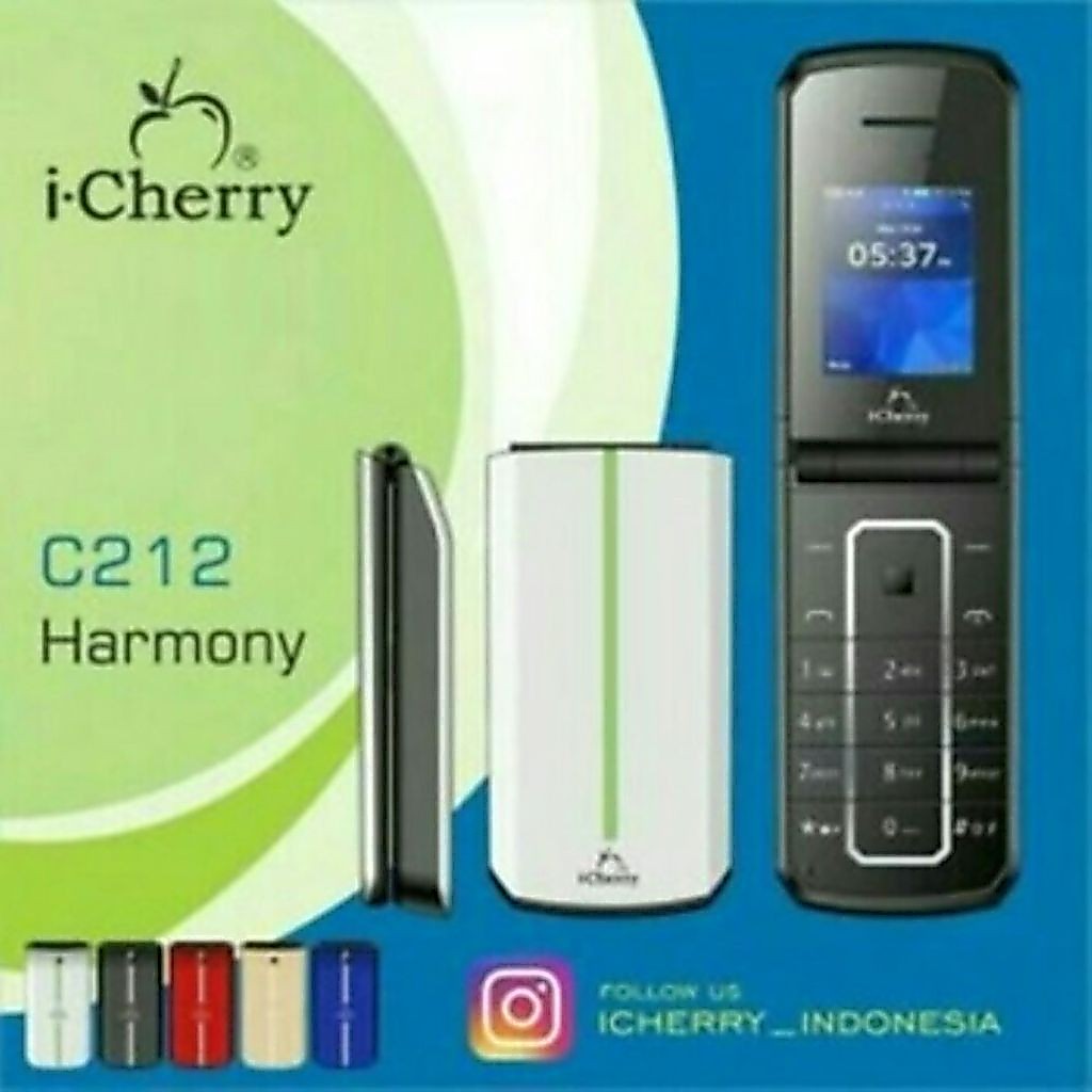 Sale Terbatas! iCherry C212 Harmony Model Flip dan Tipis, Dual Sim On, Video, Kamera, WAP, GPRS