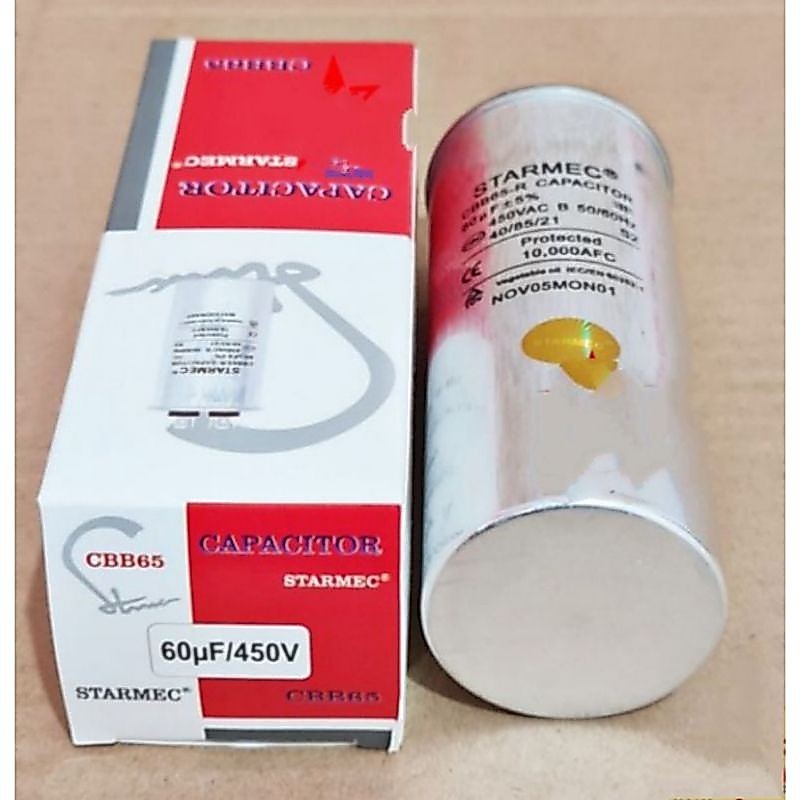 KAPASITOR AC 60 CAPASITOR AC 60UF CAPASITOR 60 UF 400/450 VAC