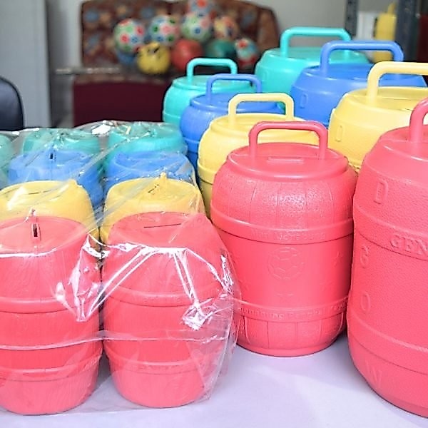 Celengan Plastik Jumbo Celengan Tabung Tong Plastik