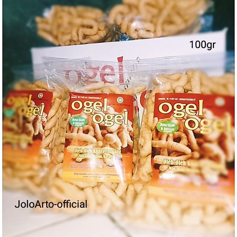 Ogel Ogel khas pemalang100 gr jajanan enak dan sehat alami bergizi cemilan khas pemalang