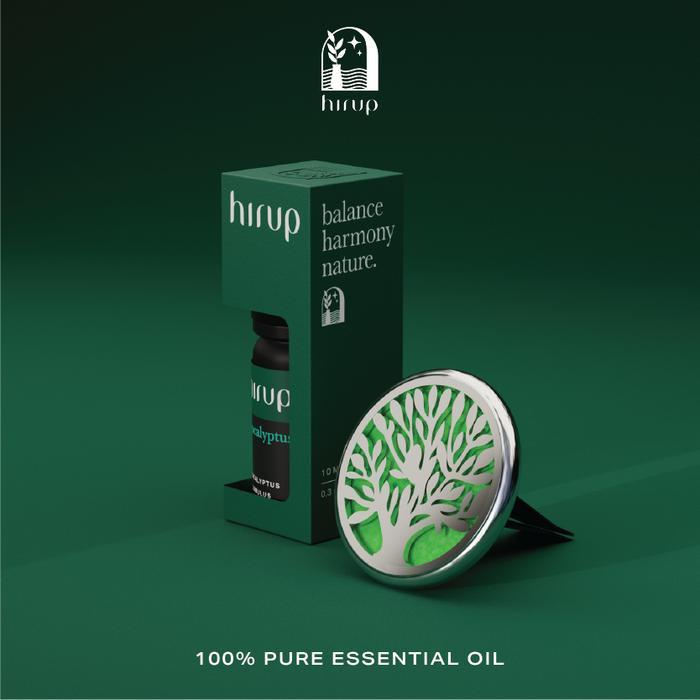 MURAH- Paket Diffuser Car Vent  HIRUP - AC Car Clip dan Essensial Oil HIRUP - CEDAR WOOD