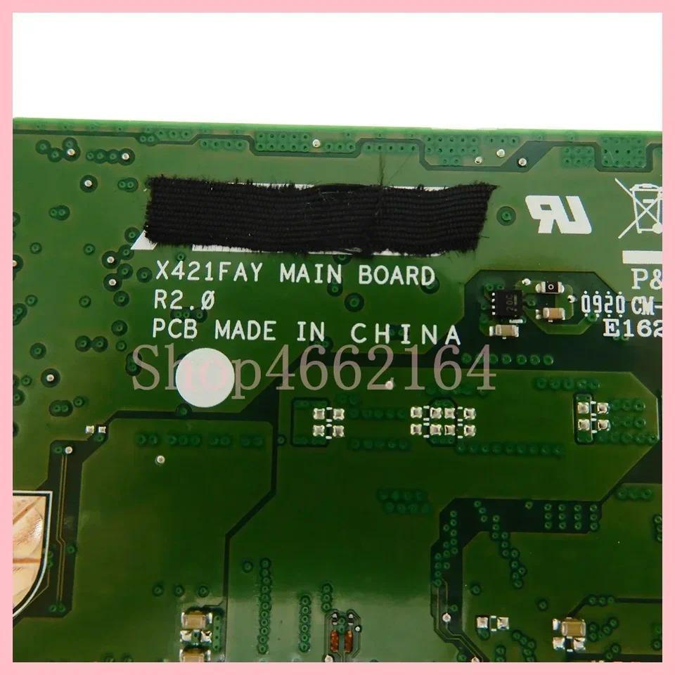 X421FAY  i3 i5-10th Gen CPU 4GB/8GB/16GB-RAM Mainboard For Asus VivoBook X421F X421FP X421FL X421FAY