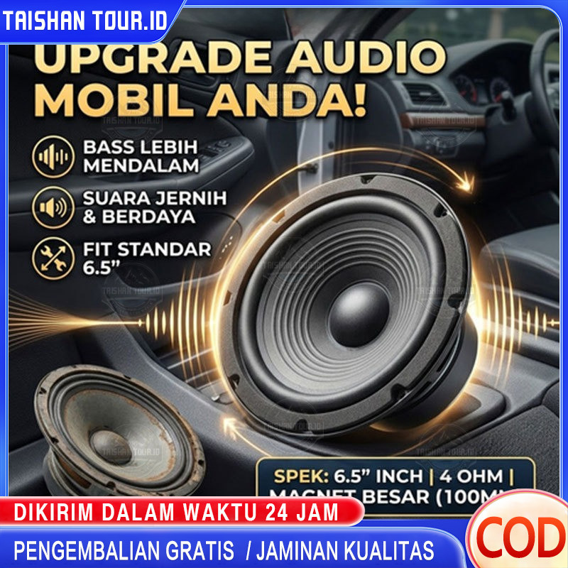 Speaker 6.5 inch Woofer Subwoofer 150W 4 ohm 6.5" Hifi Speker Taishantour.id