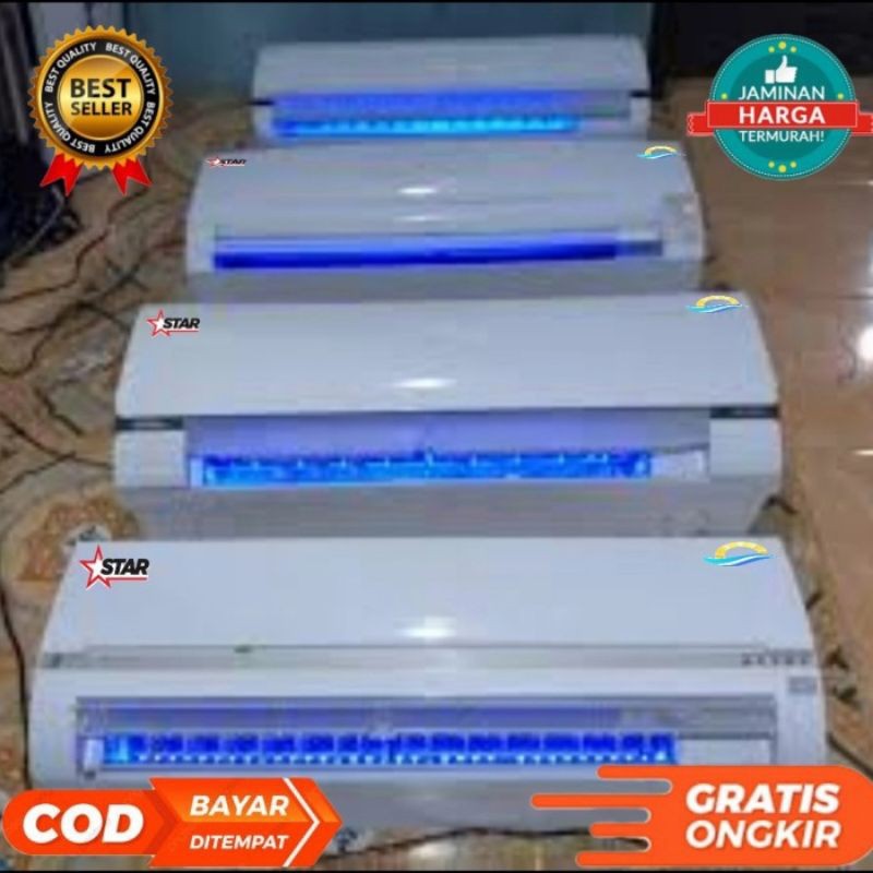 warung_santai - Kipas angin model indoor AC manual tanpa remote atau manual / tersedia 1pk dan 2pk p