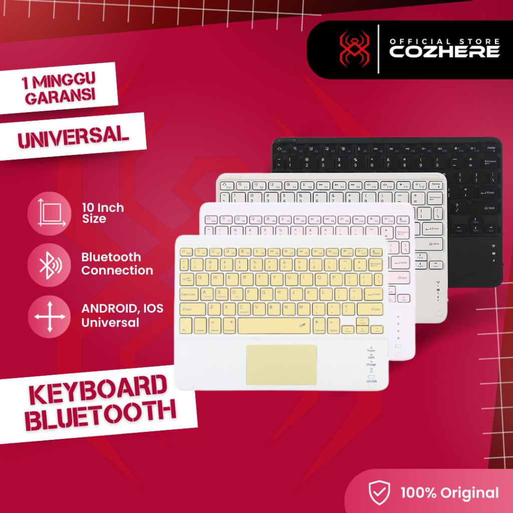 Keyboard Bluetooth Hp Android Keyboard Wireless Mini Universal Untuk Samsung Xiaomi IPhone Ipad Lapt