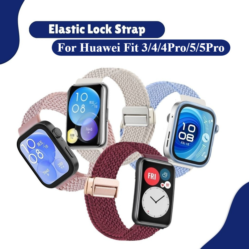Elastis Lock Strap for Huawei Watch Fit 1 Huawei Watch Fit 2 Huawei Watch Fit 3 Huawei Watch Fit 4 H