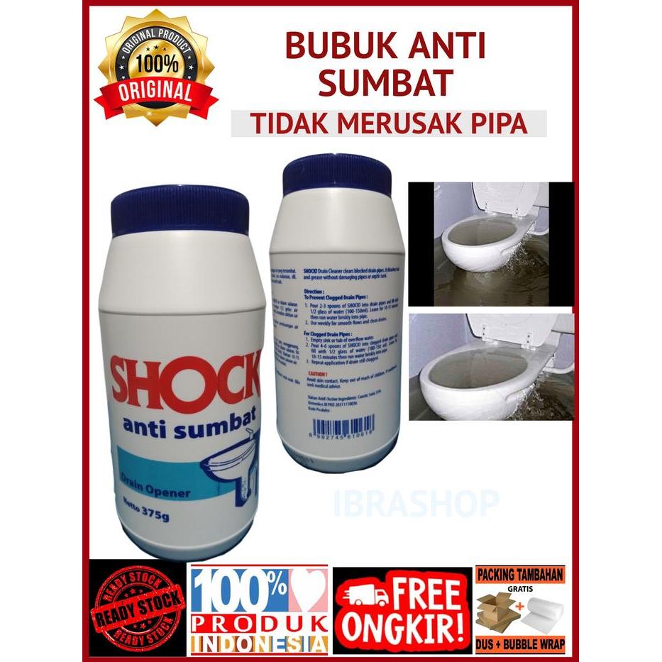 READY Shock Serbuk Wc Mampet Pembersih Pipa Tersumbat Terbaik