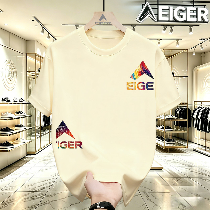 Kaos Eiger ORI Oversize Katun 24S Unisex Nyaman Premium Fashion Streetwear Pria Wanita
