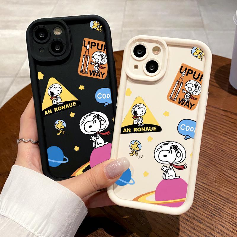 Casing For Iphone Case 11 Pro Max 6 6S 7 Plus\8 Plus 8 SE 2020 2022 X XS XR Silicon Lucu Snoopy Shoc