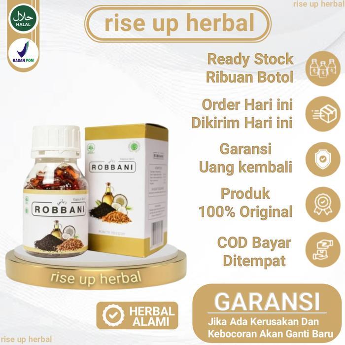 ROBBANI HERBAL ORIGINAL OBAT ATASI KOLESTEROL HIPERTENSI ASAM URAT