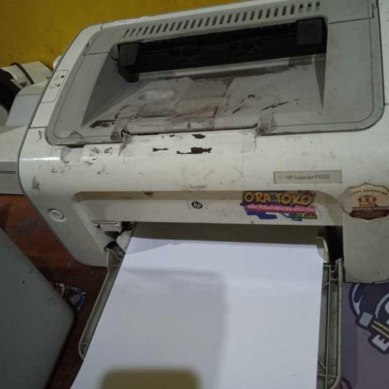 PROMO Printer bekas kantor HP laserjet P1102 fisik seperti foto BISA COD