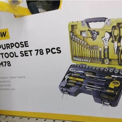 TOOL KIT TOOL SET KRISBOW/MECHANIC TOOL SET 78PCS KRISBOW LRTKM78