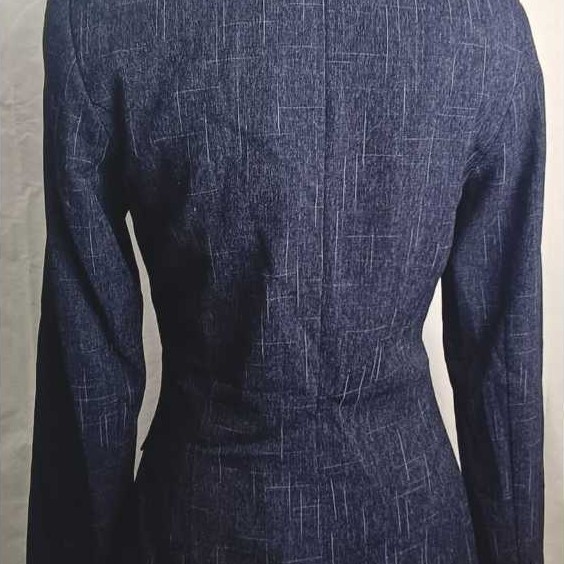 Blazer Set Wanita Navy Elegan Tatum Size S | Setelan Kerja Kantoran Slim Fit Formal Preloved Murah
