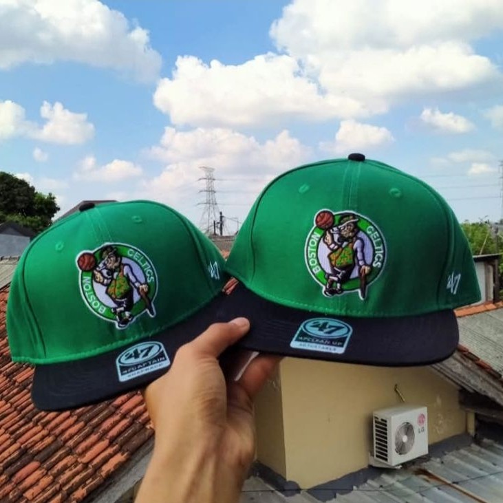 Topi snapback boston celtics original import hat / cap