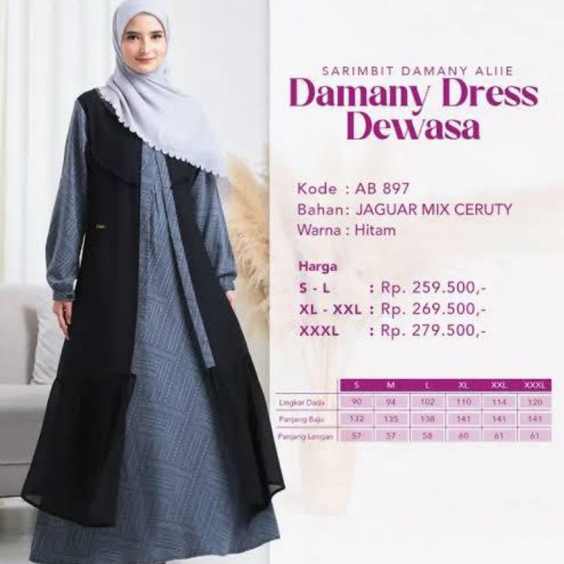 Gamis Abika Damany Dres
