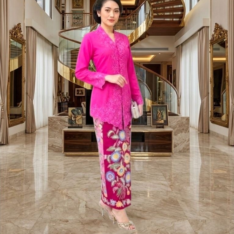 SETELAN KEBAYA ENCIM BORDIR SENADA // KEBAYA ENCIM MODERN // KEBAYA ENCIM // KEBAYA BETAWI