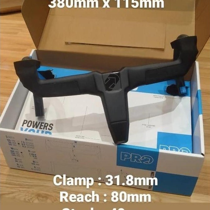 Handlebar Drop Bar Pro Vibe Evo Integrated Carbon 31.8Mm