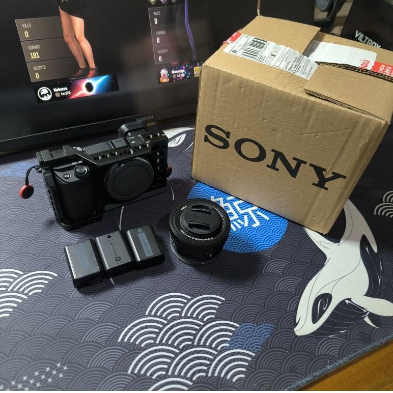 Sony A6400 Sc with Lensa Kit