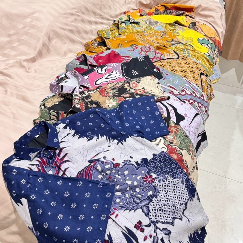Preloved Murah Baju Batik Keris Pria Batik Cowok Batik Cap