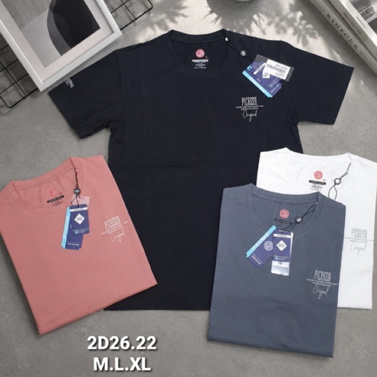 [PICASSO] Baju Kaos Oblong Pria Picasso Original / Premium Bahan adem