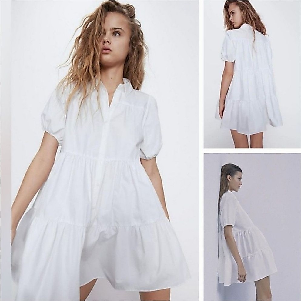 ZARA tiered dress