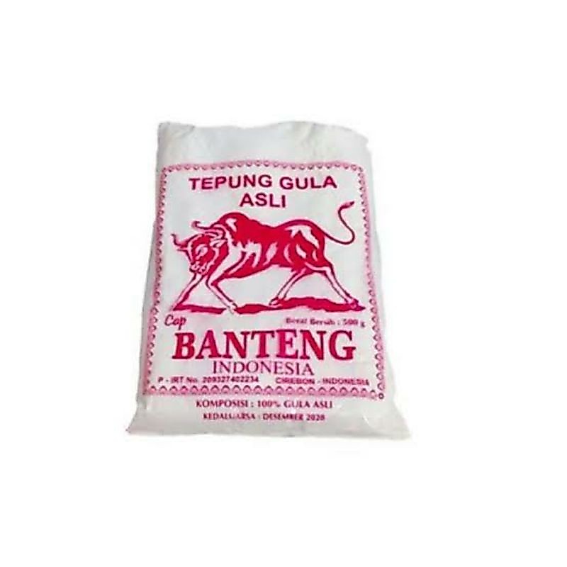 Gula Halus Cap Banteng Gula Tepung Bubuk Donat Kue Salju