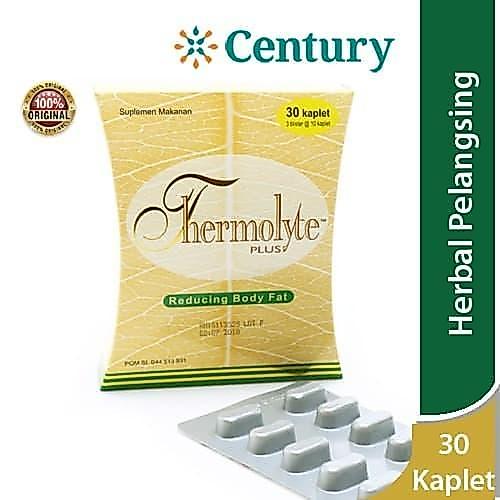 THERMOLYTE PLUS 30 KAPLET / PELANGSING / FATLOSS / SUPLEMEN DIET
