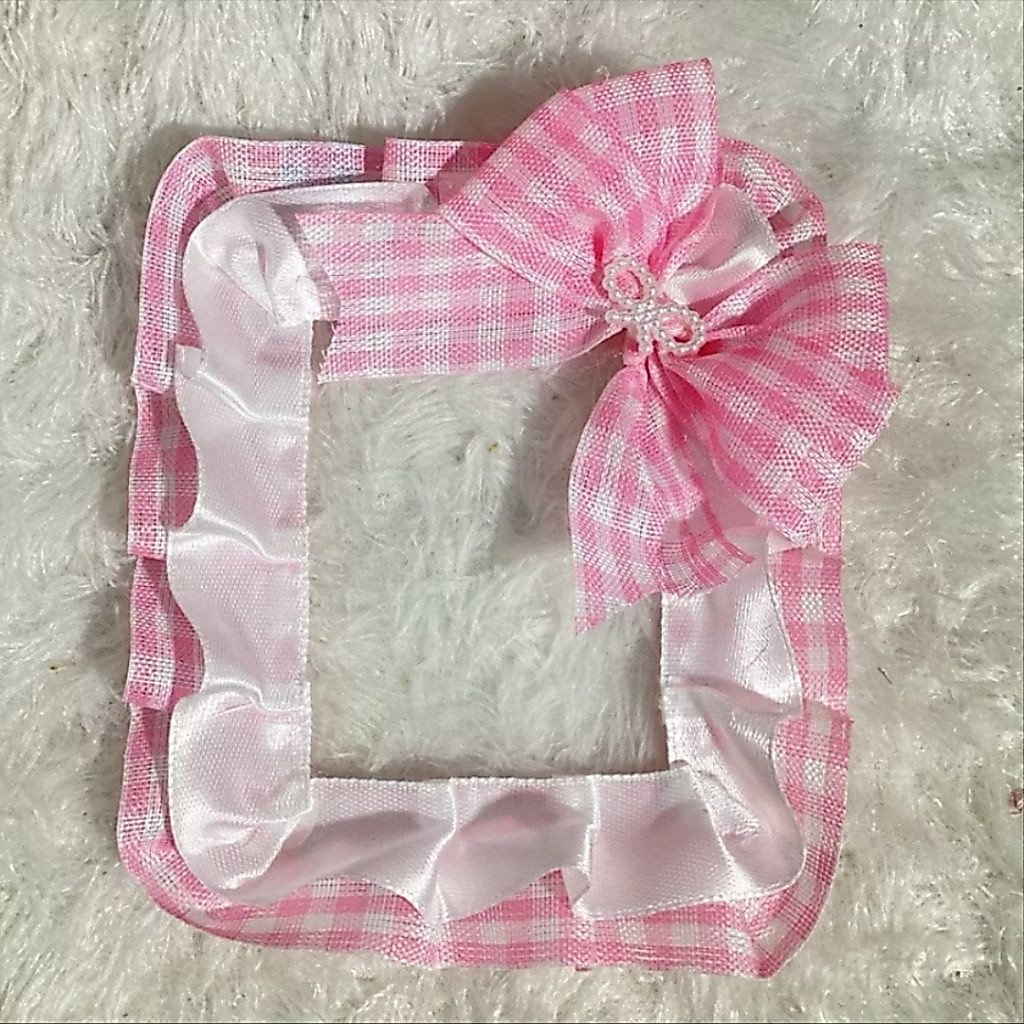 plaid photocard holder cute pink [ free photocard official ]