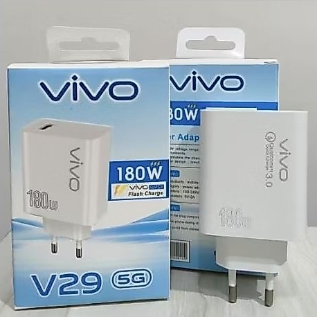 Adaptor Vivo 180 WattKepala Charger Vivo Fast Charging