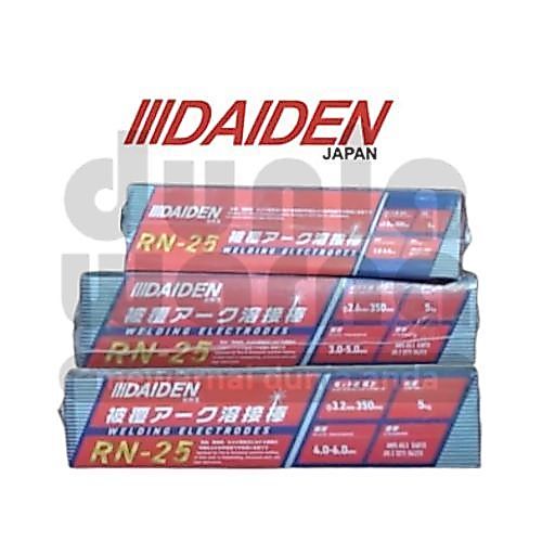 Daiden Rn25 Aws E6013 Kawat Las Mma Rn 25 E 6013 Opsi 2Mm 2Kg/2.6Mm 5Kg/3.2Mm 5Kg / 2 / 2.6 / 3.2 Mm