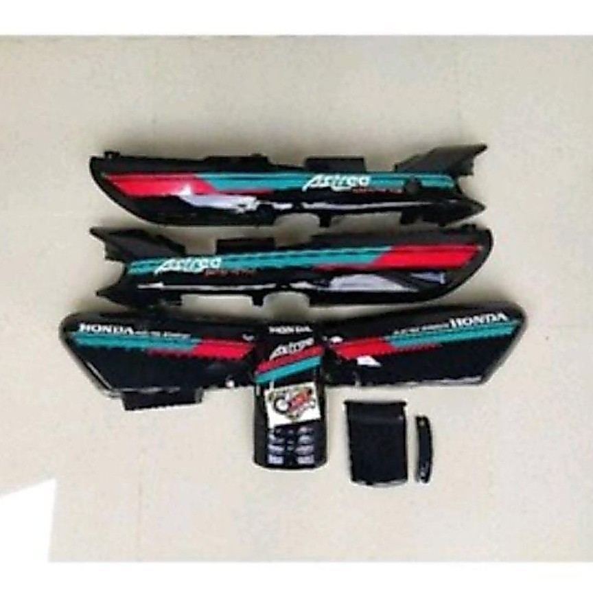 Paket Cover Body Bodi Astrea Grand Legenda Impressa Body Astrea Grand Sabit ungu Biru