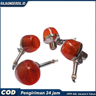sen /riting CB200 Honda XL 1 set (2 biji ) lampu riting CB200 besi