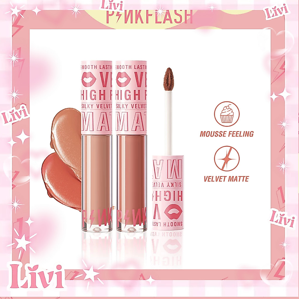 LIVI - PinkFlash L04 Silky Velvet Matte Lip Cream