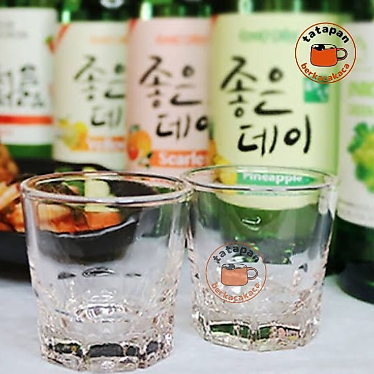 GELAS SLOKI SOJU / SOJU GLASS / GELAS SELOKI / SHOT GLASS / GELAS SHOT / SOJU SELOKI / SOJU-7O
