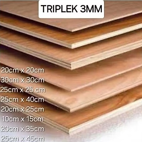 MURAH !!! Kayu Triplek Papan Tipis Multiplek Plywood kayu tipis kayu dekor