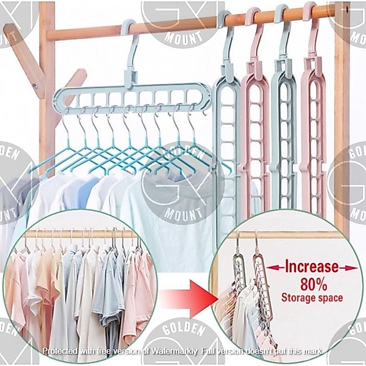 Magic Hanger / Gantungan Baju Organizer 9 in 1