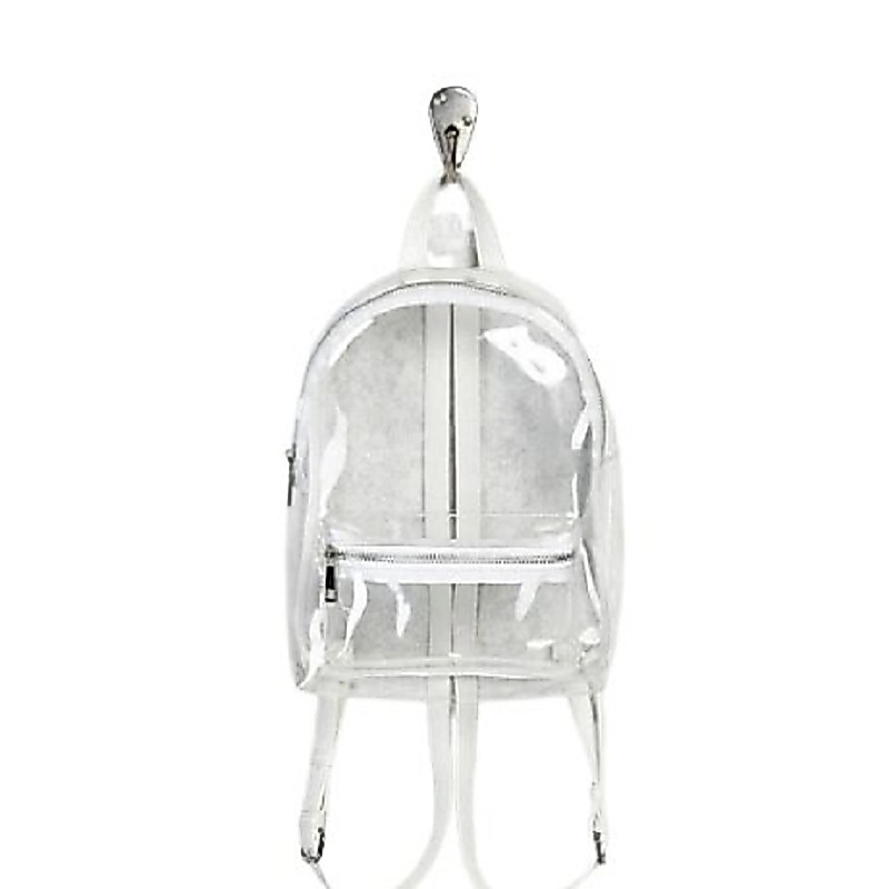 Tas wanita Transparan Ransel Mika PVC / Ransel Wanita Konser Tembus Pandang / Tas punggung bening Re