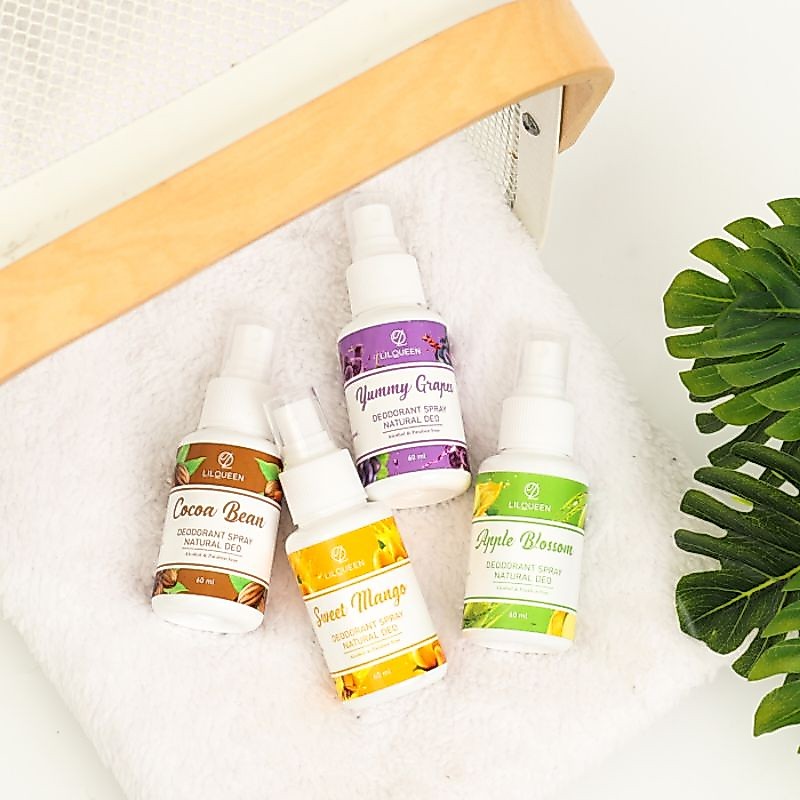 LILQUEEN DEODORAN SPRAY DEODORAN BPOM DEODORAN TAWAS PEMUTIH KETIAK