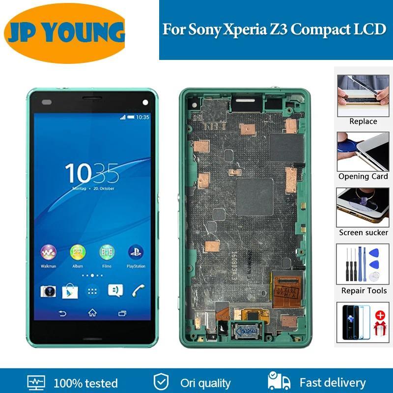 4.6" Original LCD For SONY Xperia Z3 Compact D5803 D5833 LCD splay Tou Screen With Frame Replacement
