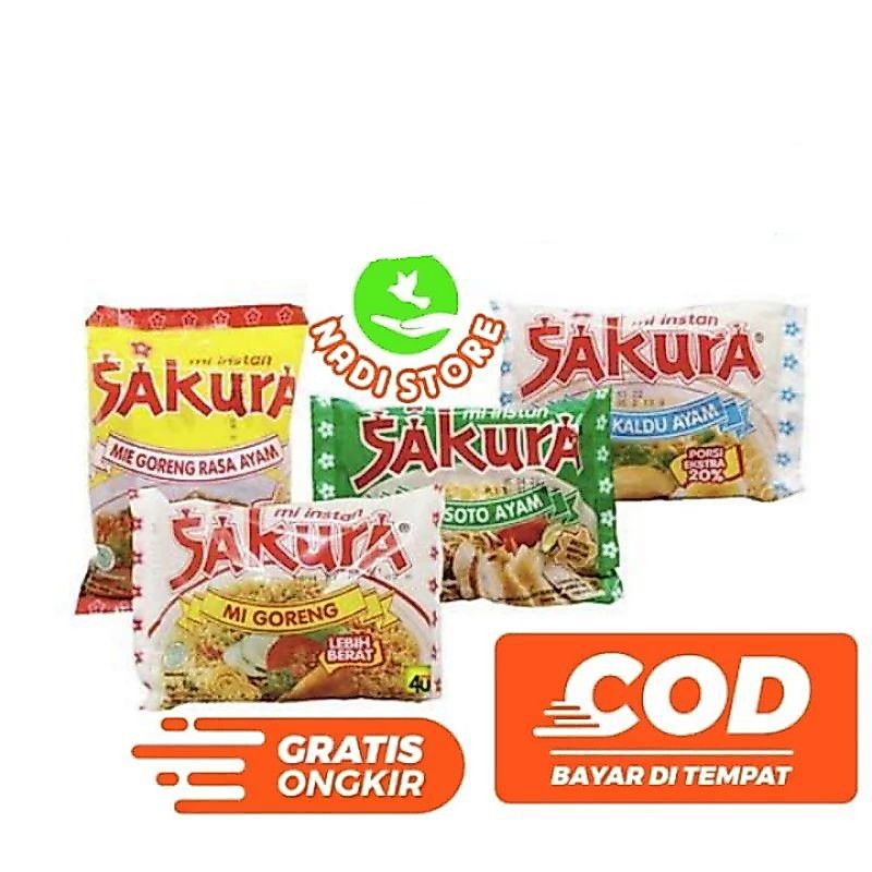 Sakura Goreng / Soto / Kaldu / Mie instan