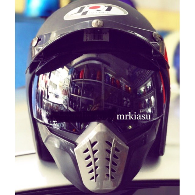 Goggle mask alien google cross retro antman cakil pet jpn arc hbc snail vespa zeus dark smoke riben