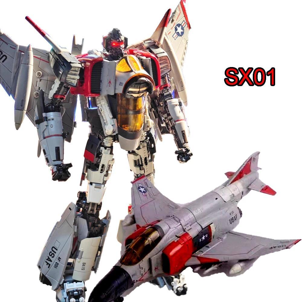 Transformation Toys Thunder Warrior SX01 Starscream Action Figure Deformation Model Robot Blitzwing 
