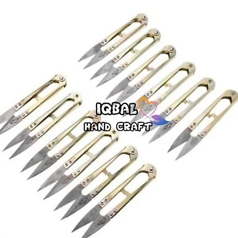 Gunting Bordir Kecil Putih Emas Per pcs