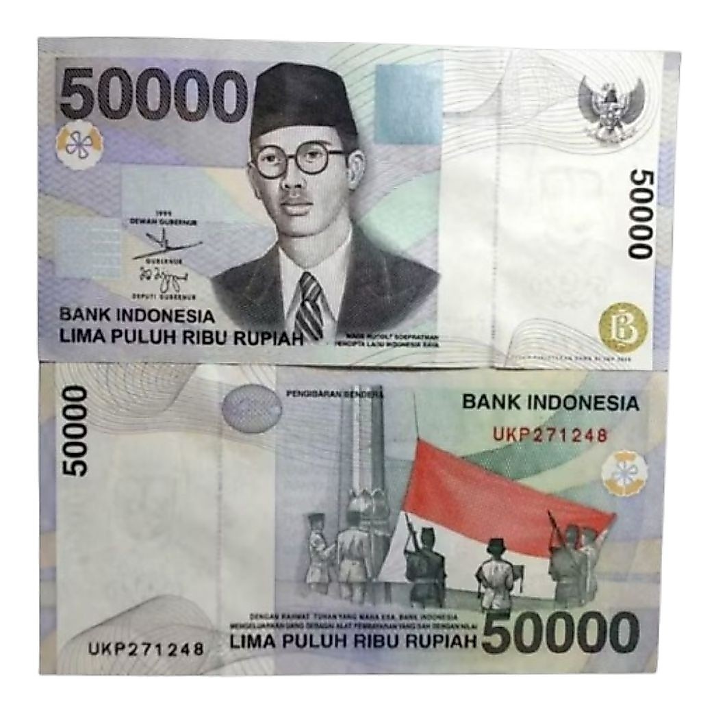 Uang Kuno 50000 Tahun 1999 Koleksi Langka Wr Supratman