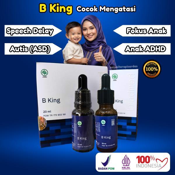PROMO  BKING 2 Botol Vitamin Speech Delay Perkembangan Otak Anak & Penambah Nafsu Makan