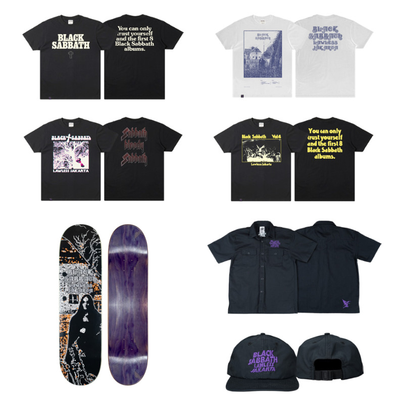 Lawless x Black Sabbath | Kaos Topi Band | Etaks