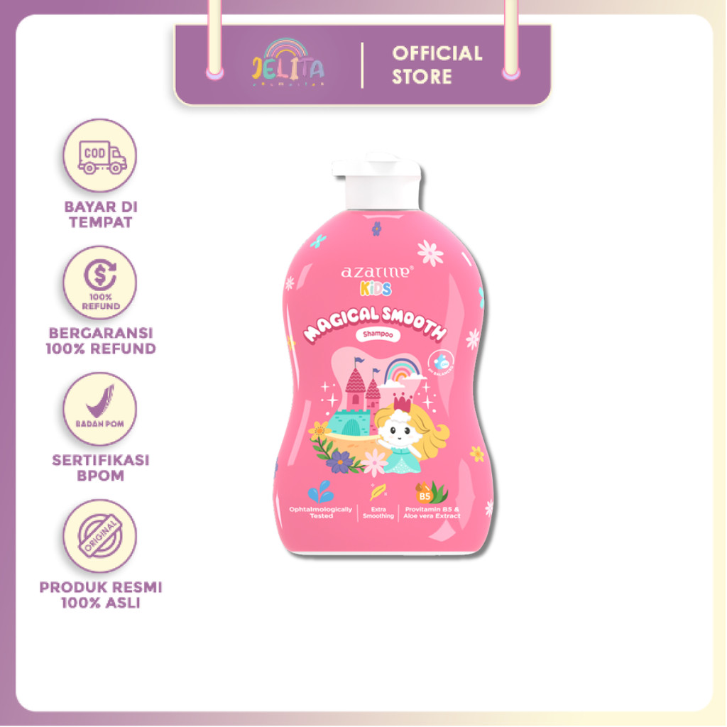 JBH - Azarine Kids Magical Smooth Shampoo Anak 300ml